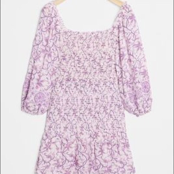 Anthropologie / Saylor Smoked Mini Dressnew With Rag